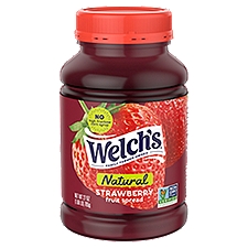 Welch's Natural Strawberry, Spread, 27 Ounce