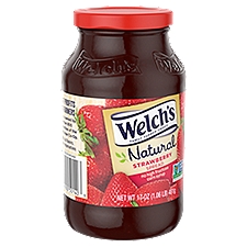Welch's Natural Strawberry Spread, 17 oz Jar
