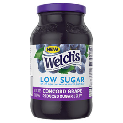 Welch's Low Sugar Concord Grape Jelly, 16 oz