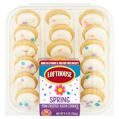 Lofthouse Spring Mini Frosted Sugar Cookies, 9.4 oz