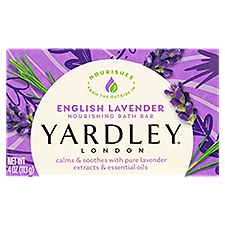 Yardley London English Lavender Nourishing Bath Bar, 4 oz