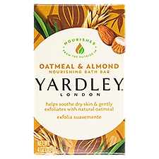Yardley Moisturizing Bar - Naturally Oatmeal & Almond, 4.25 Ounce