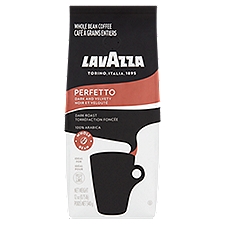 Lavazza Perfetto Dark Roast 100% Arabica Whole Bean Coffee, 12 oz