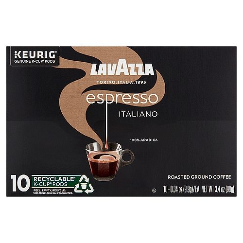 Espresso Italiano is a 100% Arabica blend perfected by Lavazza to produce a rich, classic Italian espresso however you brew it.