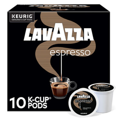 Lavazza Espresso 100 Arabica Ground Coffee KCup Pods, 0.41 oz, 10 count ShopRite