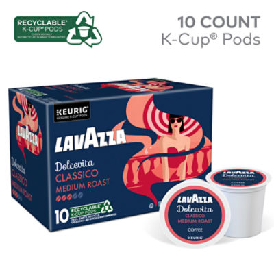Lavazza Dolcevita Classico Medium Roast Ground Coffee K-Cup Pods