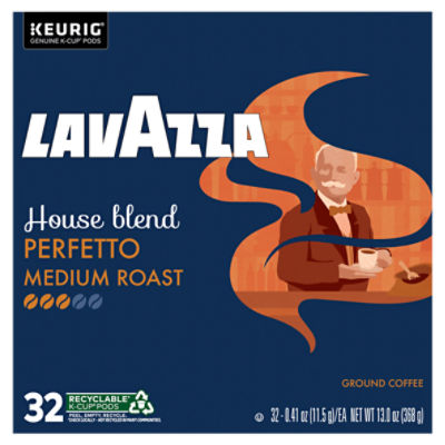 Lavazza mug & ground coffee bag