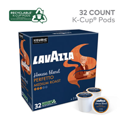 Lavazza House Blend Perfetto Medium Roast Ground Coffee K-Cup Pods, 0.41 oz, 32 count Image 6 of 13