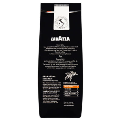 Lavazza Costiera Gran Aroma Light Roast Ground Coffee, 12 oz - The