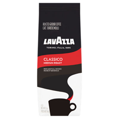 Lavazza Classico Medium Roasted Ground Coffee, 12 oz, 12 Ounce