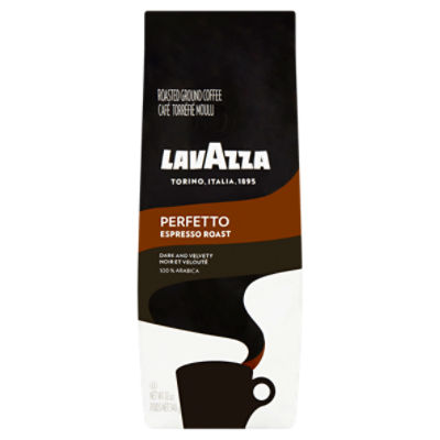 Lavazza Perfetto Espresso Roasted Ground Coffee, 12 oz, 12 Ounce