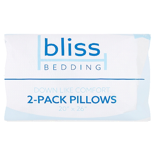 Bliss Bedding Pillow, 2 count