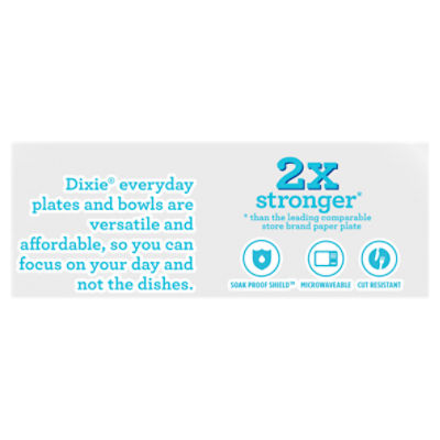 Coated Paper Plates - Clay Coated by Dixie - Parish Supply