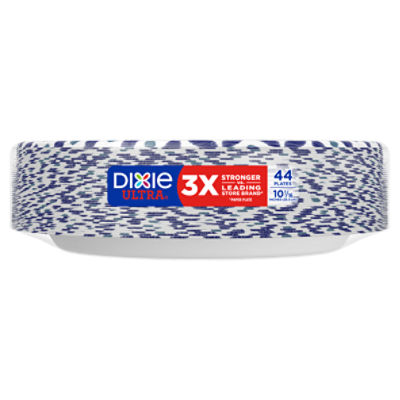 Dixie Ultra Heavy Duty Paper Plates, Dinner Size (10 1/16 Inch