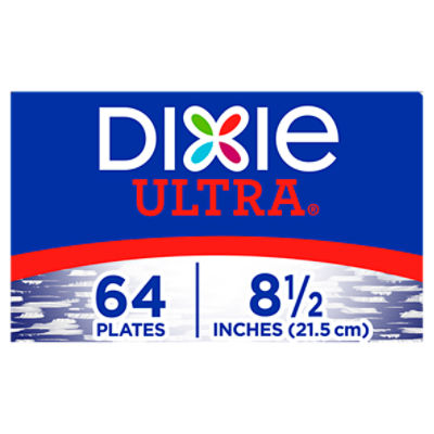 Dixie Basic Paper Plates / Dixie Basic 8 1/2 Paper Plates 500 Count – Blue  Feather Premium