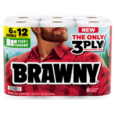 Brawny Paper Towels, 6 count