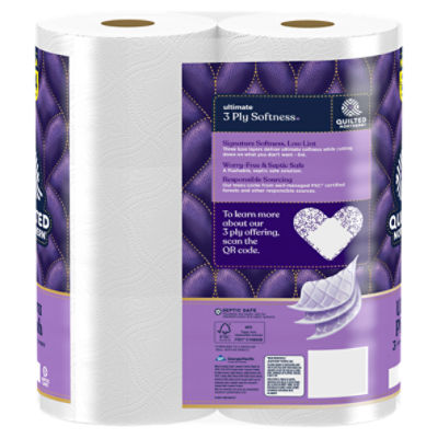 Quilted Northern Ultra Plush Toilet Paper, 6 Mega Rolls