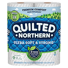 Quilted Northern Bathroom Tissue, Ultra Soft & Strong Unscented, 6 Each