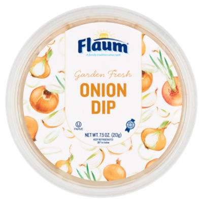 Flaum Garden Fresh Onion Dip, 7.5