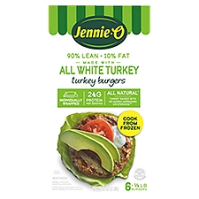 Jennie-O Turkey Burgers, 1/3 lb, 6 count