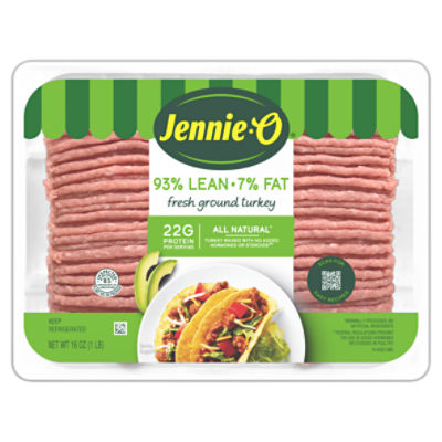 Jennie-O 93% Lean 7% Fresh Ground Turkey, 16 oz