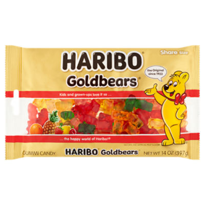 Haribo Goldbears Gummi Candy Share Size, 14 oz