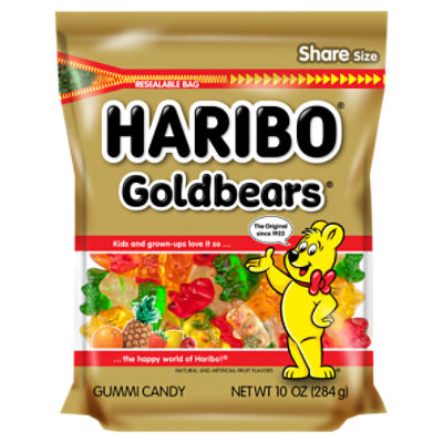 Haribo Goldbears Gummi Candy Share Size, 10 oz