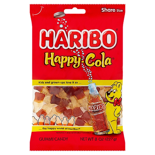 Haribo Happy-Cola Gummi Candy Share Size, 8 oz