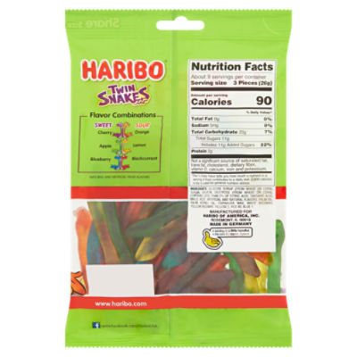 Haribo snakes outlet