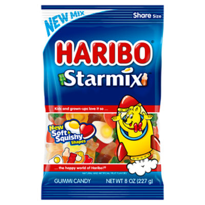 Haribo Starmix Gummi Candy Share Size, 8 oz