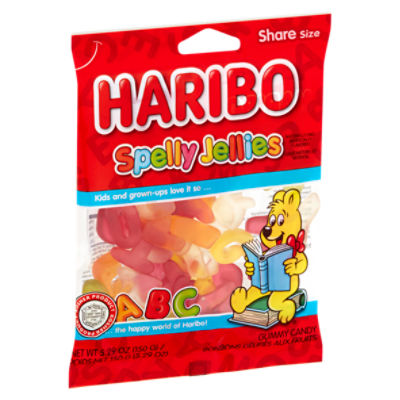 Haribo Spelly Jellies Gummy Candy Share Size, 5.29 oz