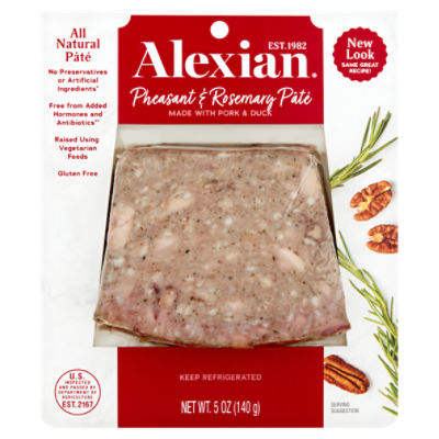 Alexian Pheasant & Rosemary Pâté, 5 oz