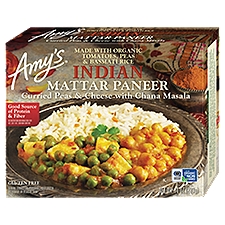 Amy's Indian Mattar Paneer, Non-GMO, Gluten Free, 10 oz.