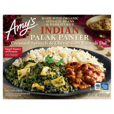 Amy's Indian Palak Paneer, 10 oz, 10 Ounce