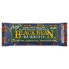Amy's Black Bean, Burrito, 6 Ounce