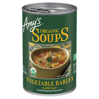 Amy's Organic Vegetable Barley Soups, 14.1 oz, 14.1 Ounce