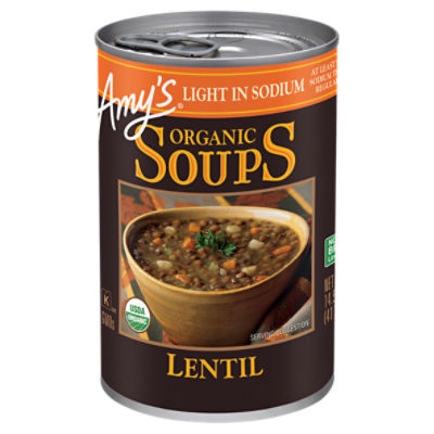 Amy's Organic Lentil Soups, 14.5 oz, 14.5 Ounce