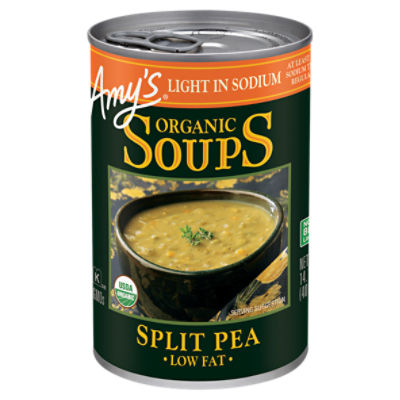 Amy's Organic Low Fat Split Pea Soup, 14.1 oz, 14.1 Ounce