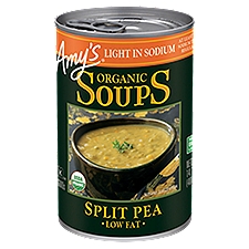 Amy's Organic Low Fat Split Pea, Soups, 14.1 Ounce