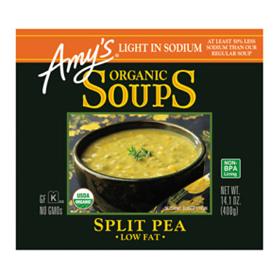 Amy's® Organic Low Fat Split Pea Soup, 14.1 oz - Fry's Food Stores