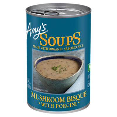 Amy's Mushroom Bisque with Porcini Soups, 14 oz