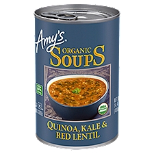 Amy's Organic Quinoa, Kale & Red Lentil, Soups, 14 Ounce