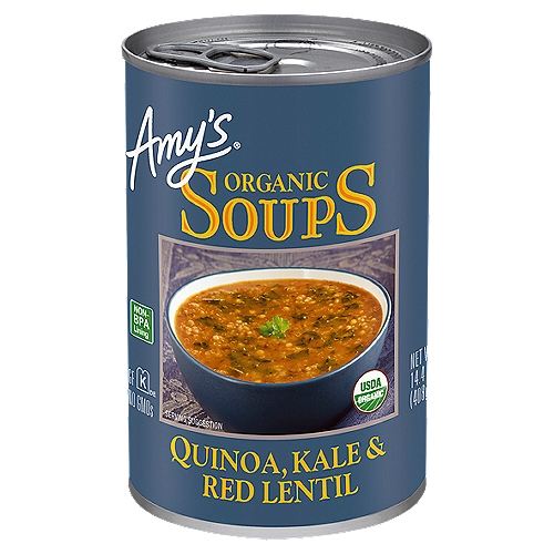 Amy's Organic Quinoa, Kale & Red Lentil Soups, 14.4 oz