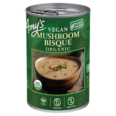 Amy's Organic Vegan Mushroom Bisque, 13.8 oz.