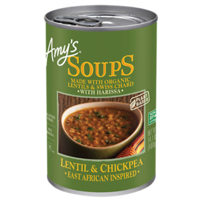 Amy's Lentil & Chickpea Soup, 14.1 oz.