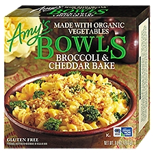 Amy's Broccoli & Cheddar Bake, Bowls, 9.5 Ounce