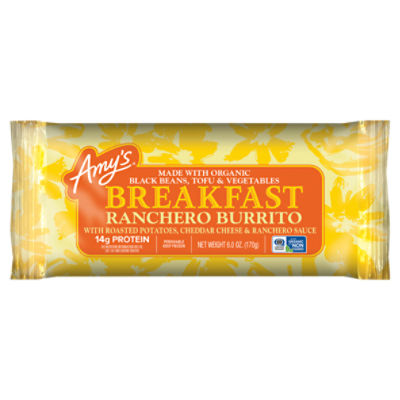 Amy's Breakfast Ranchero Burrito, 6.0 oz