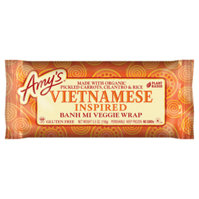 Amy's Vietnamese Inspired Banh Mi Veggie Wrap, 5.5 oz