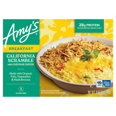 Amy's California Scramble with Cheddar Cheese Breakfast, 8.65 oz