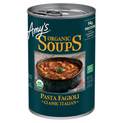 Amy's Pasta Fagioli Classic Italian Organic Soups, 13.65 oz